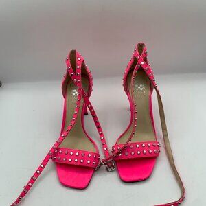 Vince Camuto Hot Pink Studded Sandals 6